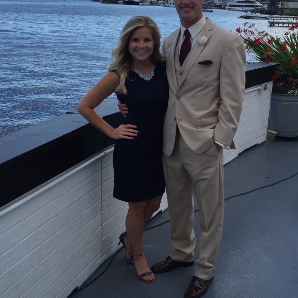 Navy j crew dress